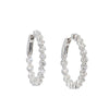 In and Out Diamond Hoops