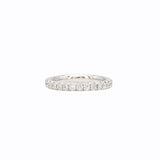 Alchemy Single Row Diamond Pave Eternity Band