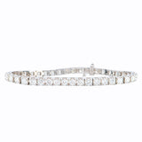 14k White Gold Diamond Tennis Bracelet