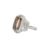 Fancy Dark Yellowish Brown Diamond Ring