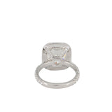 Cushion Diamond with Micro Infinity Halo