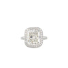 Cushion Diamond with Micro Infinity Halo