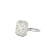 Cushion Diamond with Micro Infinity Halo