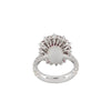 Ruby with Pear Halo Ring
