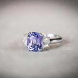 Tanzanite Platinum Ring