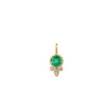 Kimberly Collins Emerald and Diamond Pendant