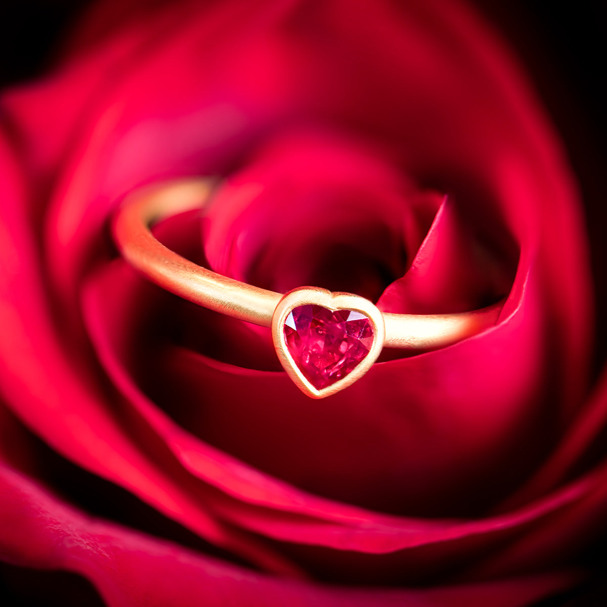 Kimberly Collins Ruby Heart Yumdrop Ring | Alchemy Jeweler
