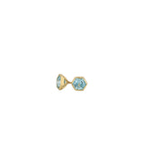 Kimberly Collins Large Zircon Hexagon Studs