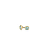 Kimberly Collins Small Zircon Hexagon Studs
