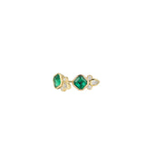 Kimberly Collins Square Emerald Studs