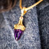 Kent Raible Amethyst Pendulum Pendant