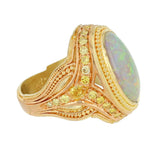 Kent Raible Opal Cocktail Ring