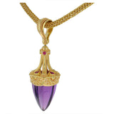 Kent Raible Amethyst Pendulum Pendant