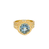 Kent Raible Aquamarine Cocktail Ring