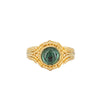 Kent Raible Blue Green Tourmaline Ring