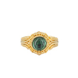 Kent Raible Blue Green Tourmaline Ring