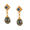 Kent Raible Black Pearl Earrings