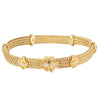 Kent Raible Diamond Woven Chain Bracelet