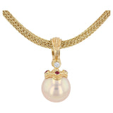 Kent Raible Edison Pearl Pendant