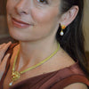 Kent Raible Flower Drop Earrings