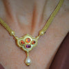 Kent Raible Flower Jewel Necklace