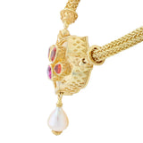 Kent Raible Flower Jewel Necklace