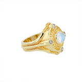 Kent Raible Rainbow Moonstone Ring