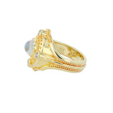 Kent Raible Rainbow Moonstone Ring