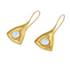 Kent Raible Moonstone Drop Earrings