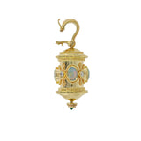 Kent Raible Opal Prayer Wheel Pendant