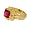 Kent Raible Rubellite Tourmaline Cocktail Ring