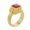 Kent Raible Rubellite Tourmaline Cocktail Ring