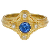 Kent Raible Sapphire and Diamond Ring