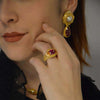 Kent Raible Apricot Gold Ring