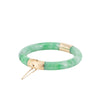 Mason-Kay Jade Hinged Bangle Green