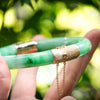 Mason-Kay Jade Hinged Bangle Green