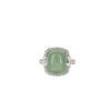 Alchemy Prehnite Halo Ring