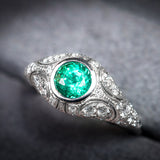 Sebastien Barier Emerald Ring