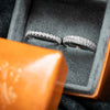 Alchemy Double Row Diamond Pave Eternity Band