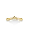 Adel Chefridi Nesting V Diamond Band Gold