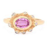 Audrius Krulis Pink Sapphire Ring