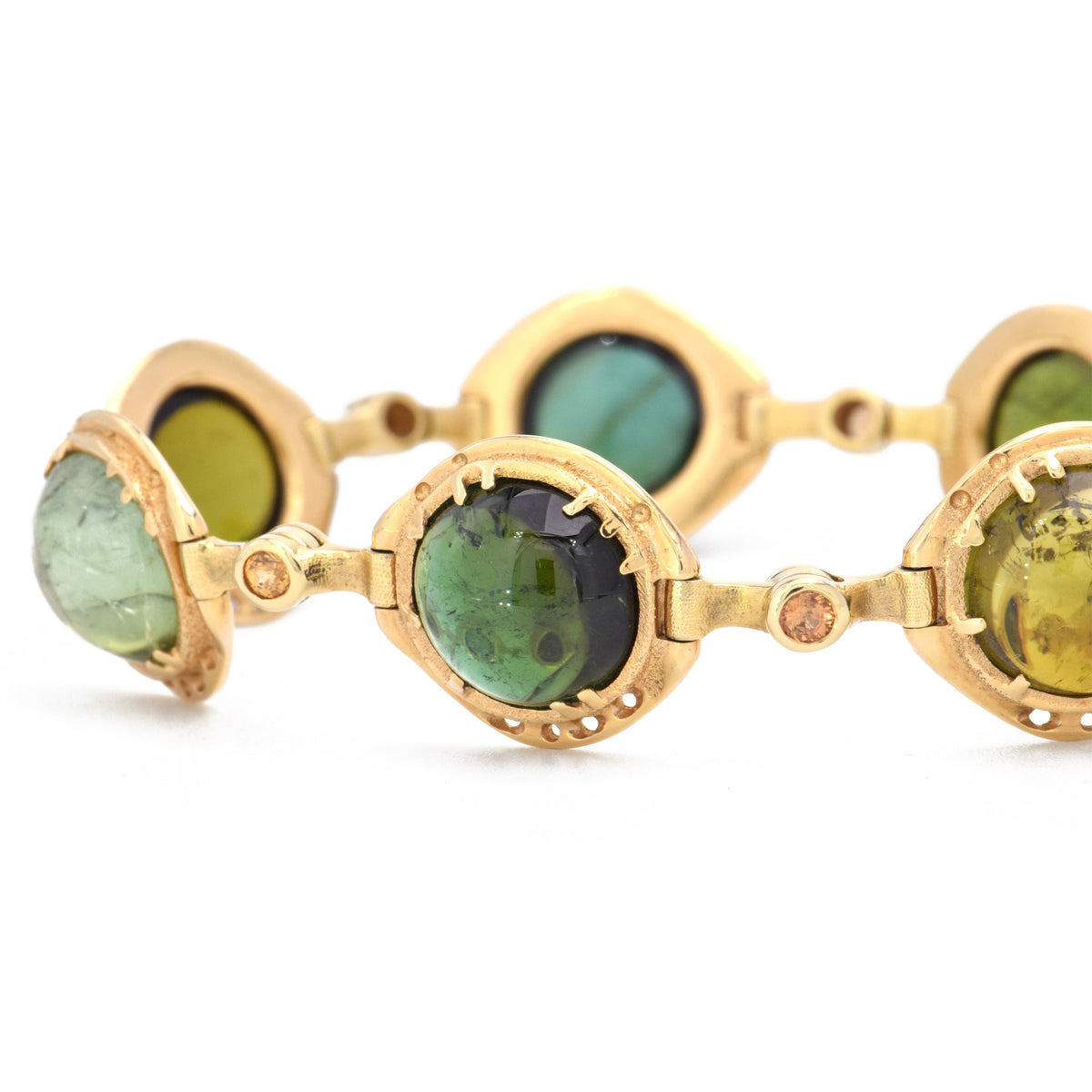 Audrius Krulis Tourmaline & Sapphire Bracelet | Alchemy Jeweler