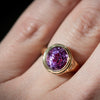 Audrius Krulis Purple Spinel Ring