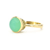Ray Griffiths Chrysoprase Crownwork Ring