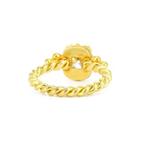 Zaffiro Old Mine Cut Diamond Engagement Ring