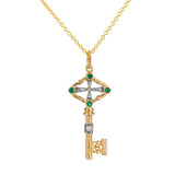 Arman Sarkisyan Emerald Key Necklace