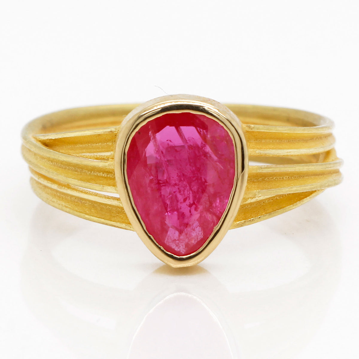 Barbara Reed Rings Barbara Heinrich Ruby Ribbon Ring | Shop Alchemy Jewelry Store Portland ...