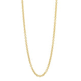 24" 18k Yellow Gold 2.0mm Round Box Chain