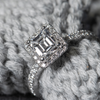 Emerald Cut Diamond Solitaire Ring
