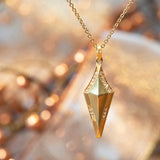 Erika Winters Small Diamond Shield Necklace